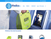 Tablet Screenshot of medicsint.com